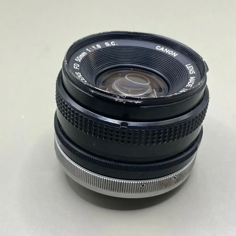 Canon FD 50mm 1:1.8 Film Camera Lens, Made‎ In Japan